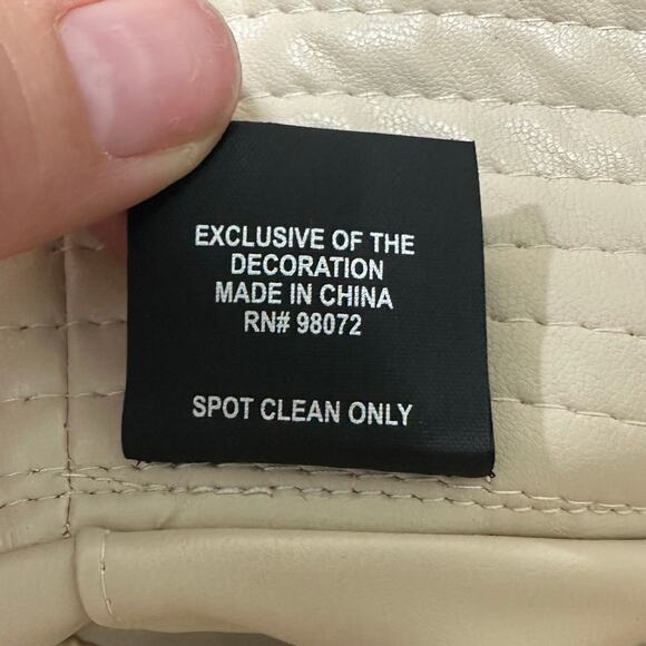 Steve Madden Wool Cotton Blend Reversible Plaid Faux Leather Bucket Hat Y2K - Picture 6 of 6